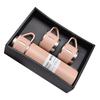 Vacuum Flasks Set Stainless Steel with Handle Portable Insulated Cup Set for Home Business Office Pink