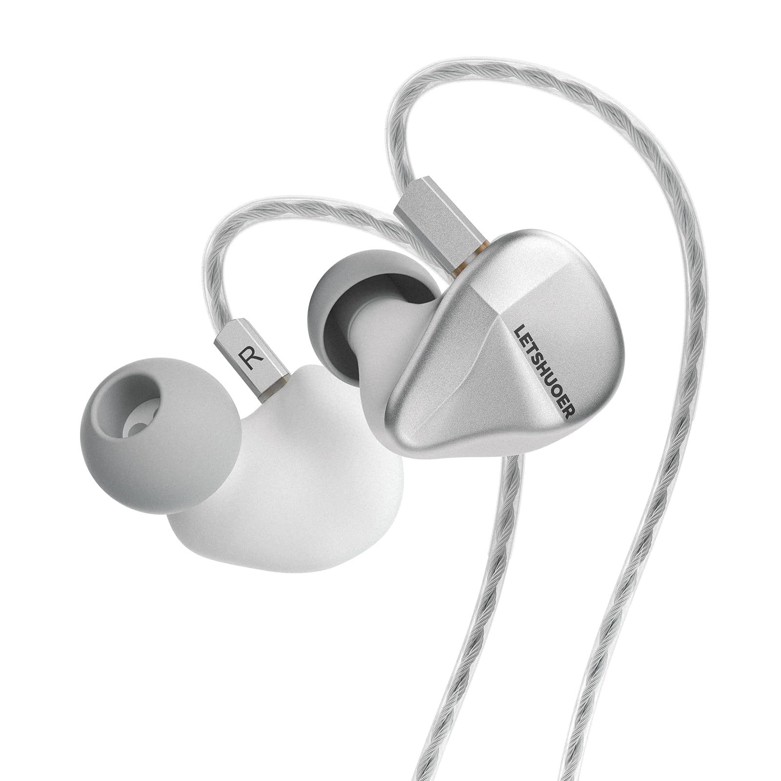 

[VGP 2024 SUNNER Award Winner] LETSHUOER Cadenza 4 Wired Earphones In-ear monitor type earphones Beryllium coated dynamic driver, balanced armature
