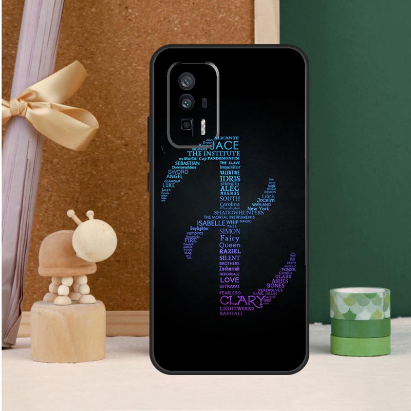 Angelic Rune Shadowhunters Case For Xiaomi 13 14 Ultra 13T 12T 11T 12 Lite POCO X6 M6 Pro X3 X4 X5 F3 F4 M5s F5 Cover