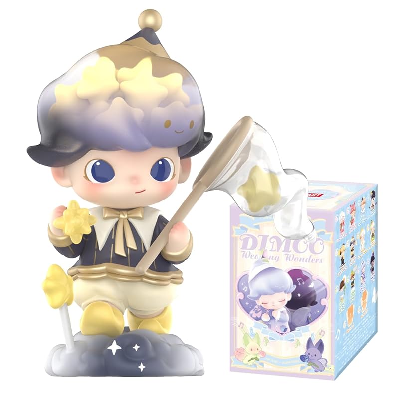 

POP MART DIMOO Weaving Wonders Series [ассорти из коробки 12 предметов] pop mart Gachagacha BLIND box фигурка пластиковая модель премиум игрушки ПВХ мягкий винил оригинальный