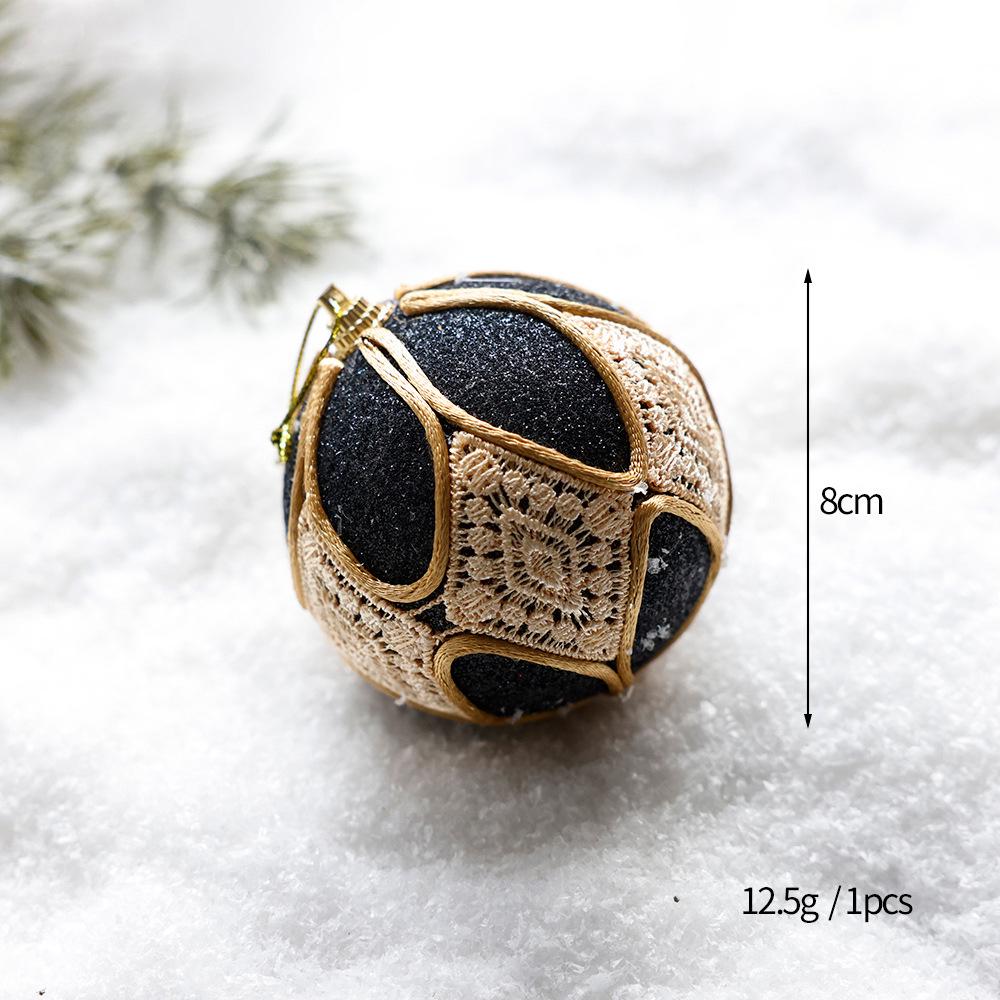 DIY Painted Foam Christmas Ornament: Snowflake & Irregular Pompon Balls