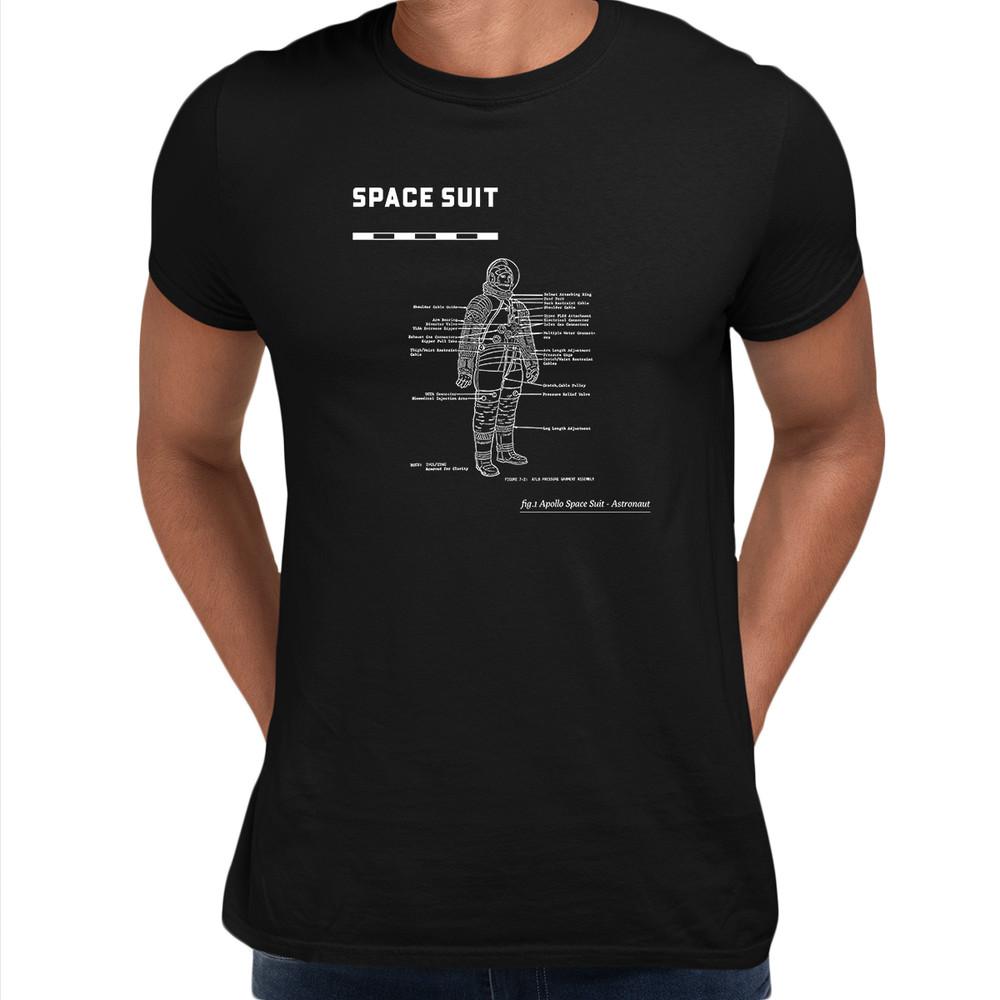 

Unisex Apollo 11 Movie 50 Years Anniversary NASA Space Suite T-shirt L