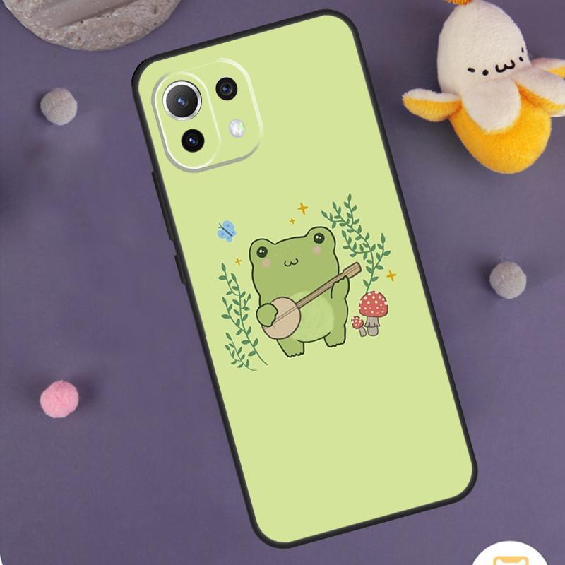 Frog Skateboard Cute Kawaii Case For Xiaomi 15 Ultra 14 13T 14T 15T 17 Pro Max POCO F8 Ultra F5 F6 F7 X5 X6 X7 Pro Cover