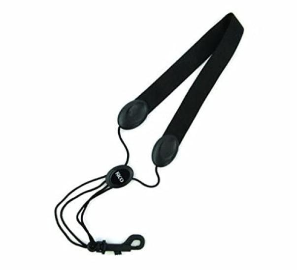 D'Addario Saxophone Neck Strap Fabric Black SJA13