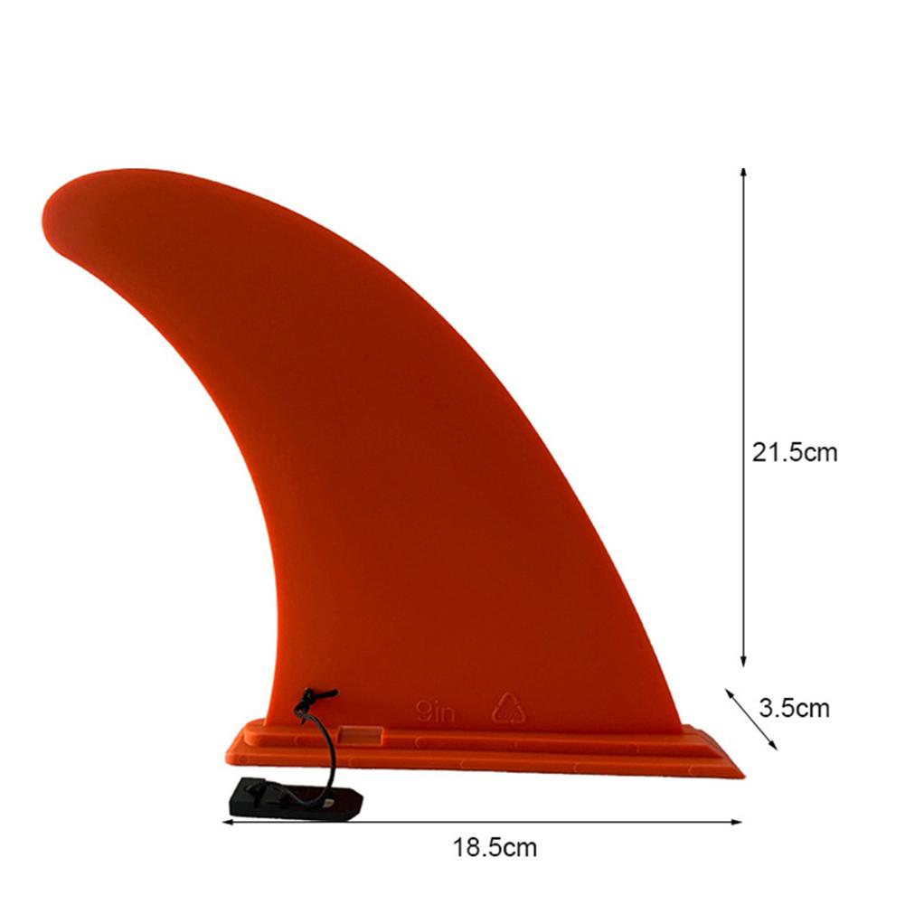 9inch Surf & SUP Single Fin Detachable Center Fin Replacement Quick Release Paddle Board Fin For Longboard, Surfboard And Paddleboard