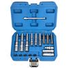18PC 3/8" 1/4" Drive Glow Plug Removal Socket Set Thin Slotted Tool Kit 8mm,9mm and 10mm deep sockets Replacement tool kit