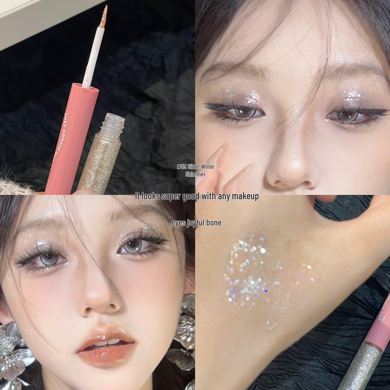 

TOOT DODO Неоновые Жидкие Тени для Век - Мерцающие Блестки и Матовые Хайлайтеры, Стойкий Осветлитель для Области Под Глазами 2.8g