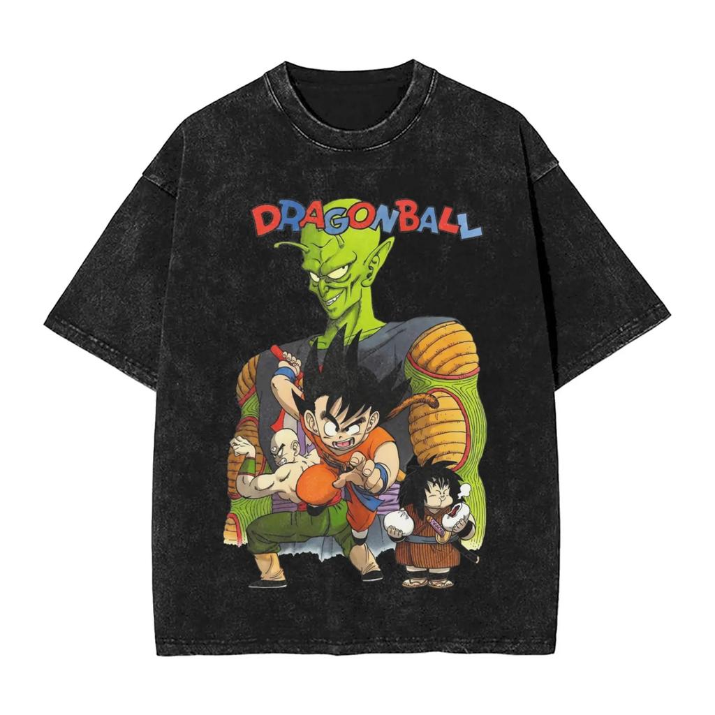 Hot Anime Dragon Ball Kame Sennin Master Graphic Print T-Shirt Men Women Streetwear Harajuku Fashion Vintage Washed Cotton Summer New Tee Oversize Top