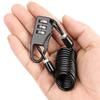 Portable Bike Lock 3 Digit Combination Antitheft Helmets Lock High Security Cable Lock for Helmets Luggages Backpack