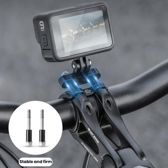 Bicycle Speedometer Bracket High Stability Adjustable Easy To Install Universal Aluminum Alloy Bike Stem Extension Computer Mount Holder