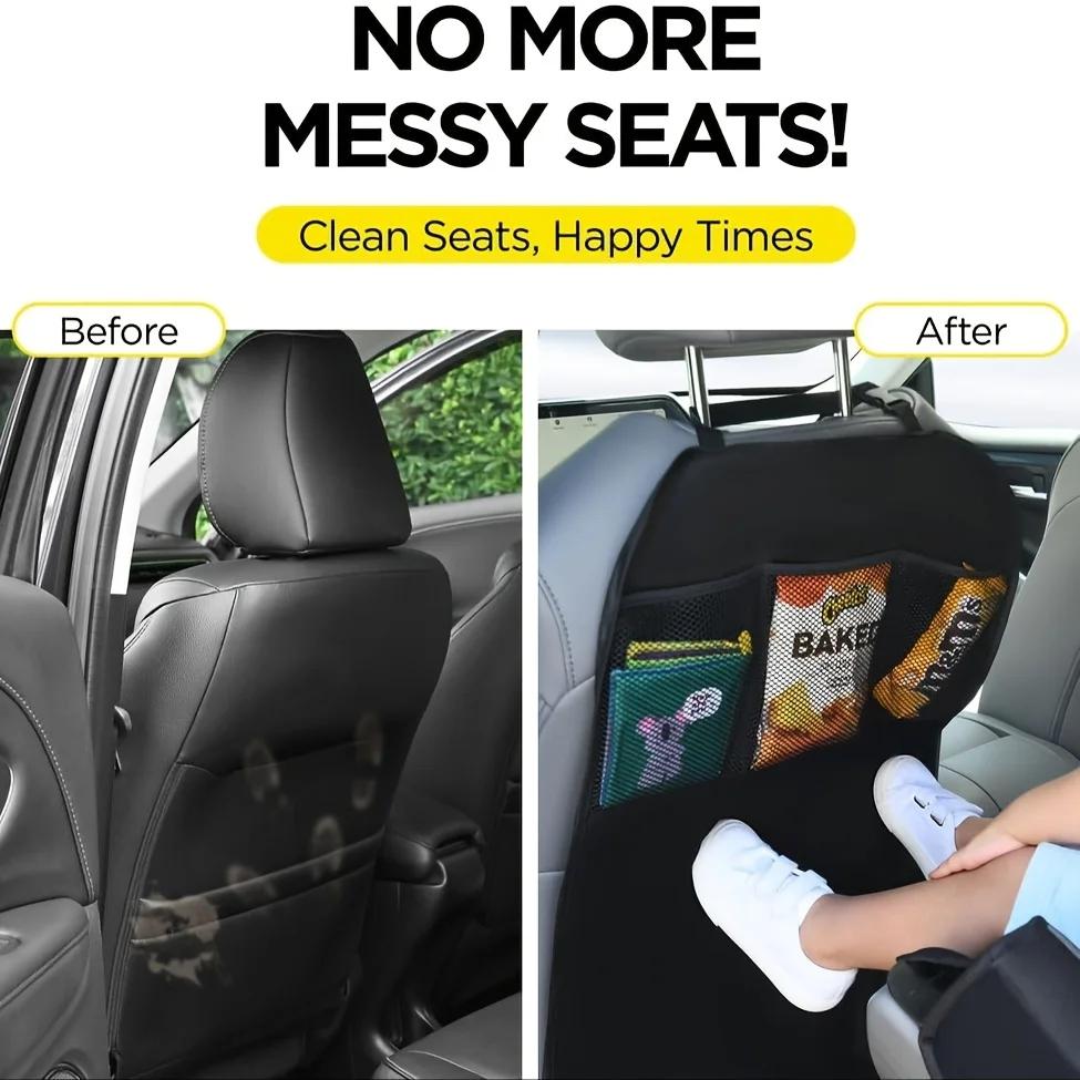 1/2PC Car Seat Back Organizer Auto Suspension Organizer Bag Large Enough Vehicle Sundries Bag For Most Sedans RV Trucks And SUVs