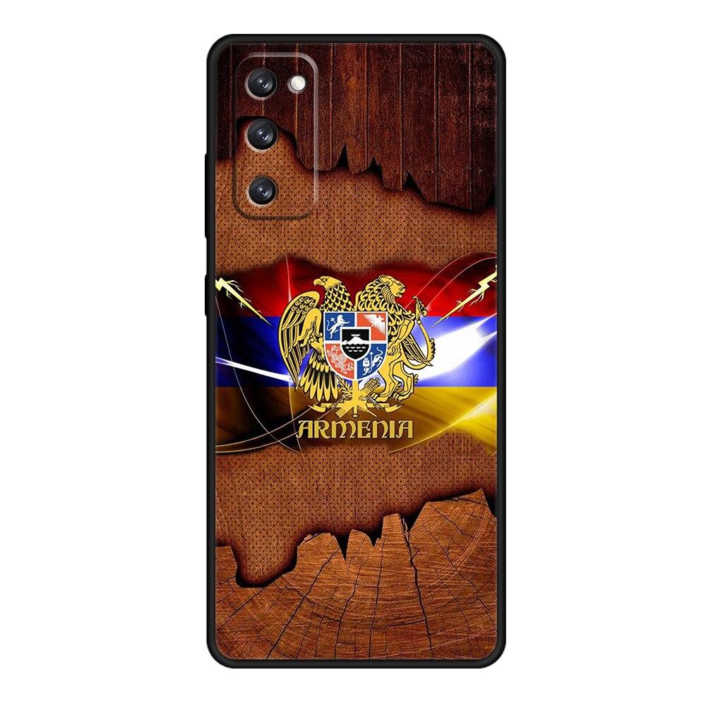 For Samsung Galaxy S20 FE 2022 S10e S22 Ultra 5G S21 Plus S8 S10 S9 S7 Armenia Armenians Flag Silicon Coque