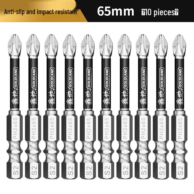 Magnetic Anti-Slip Phillips Head Electric Screwdriver Set - High Hardness, Extended Hex Socket Bits