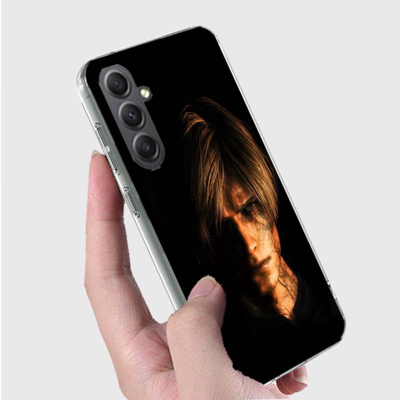 Leon Kennedy Resident Evil 4 Phone For Samsung A15 A25 A35 A55 A71 A51 Galaxy S9 S8 S10E A41 A31 A11 M12 M32 M30S M51 M52 J8 J6