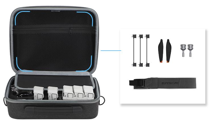 Hard Case Cover for DJI Mini 4 Pro - For 6 Batteries - RC 2 / RC-N2