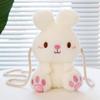 Rabbit Plush Fresh Fashionable Children Crossbody Bag Girl Coin Purse Kids Gift