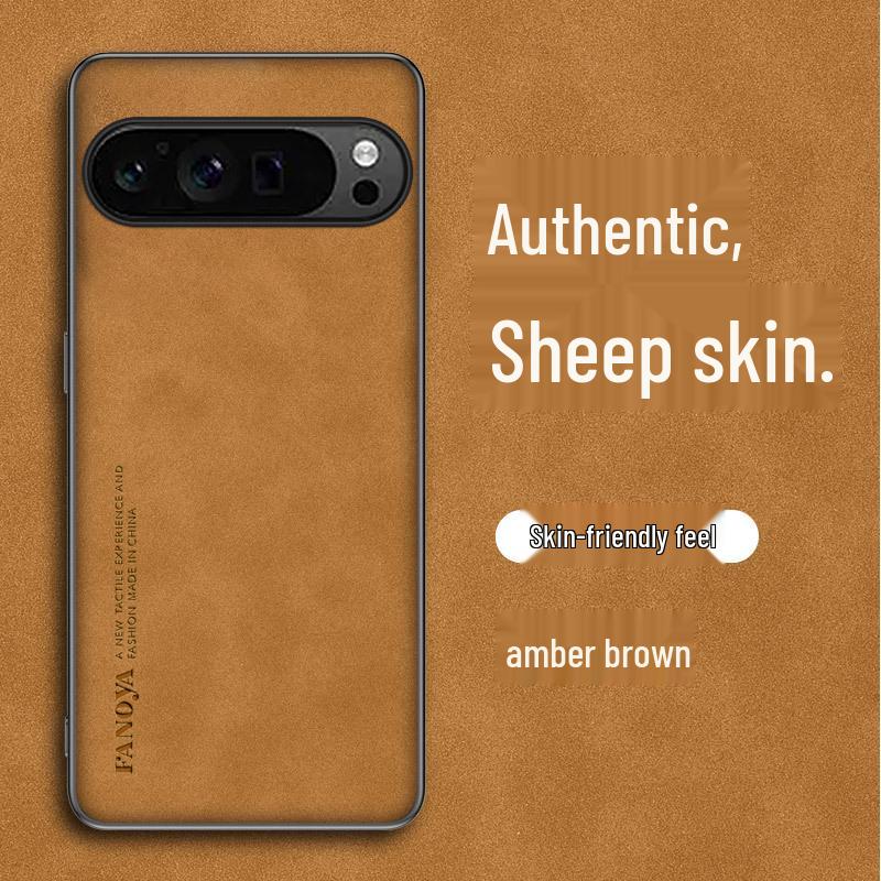 Google Pixel 10A/9 Pro XL Suede Texture Phone Case - Business Protective