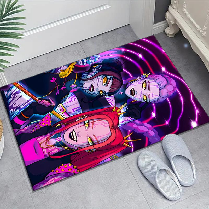 1pc KPop Demon Hunters13 Design Area Rug - Non-Slip, Soft & Cozy Floor Mat for Living Room, Bedroom, Office - Indoor/Outdoor Decorative Carpet