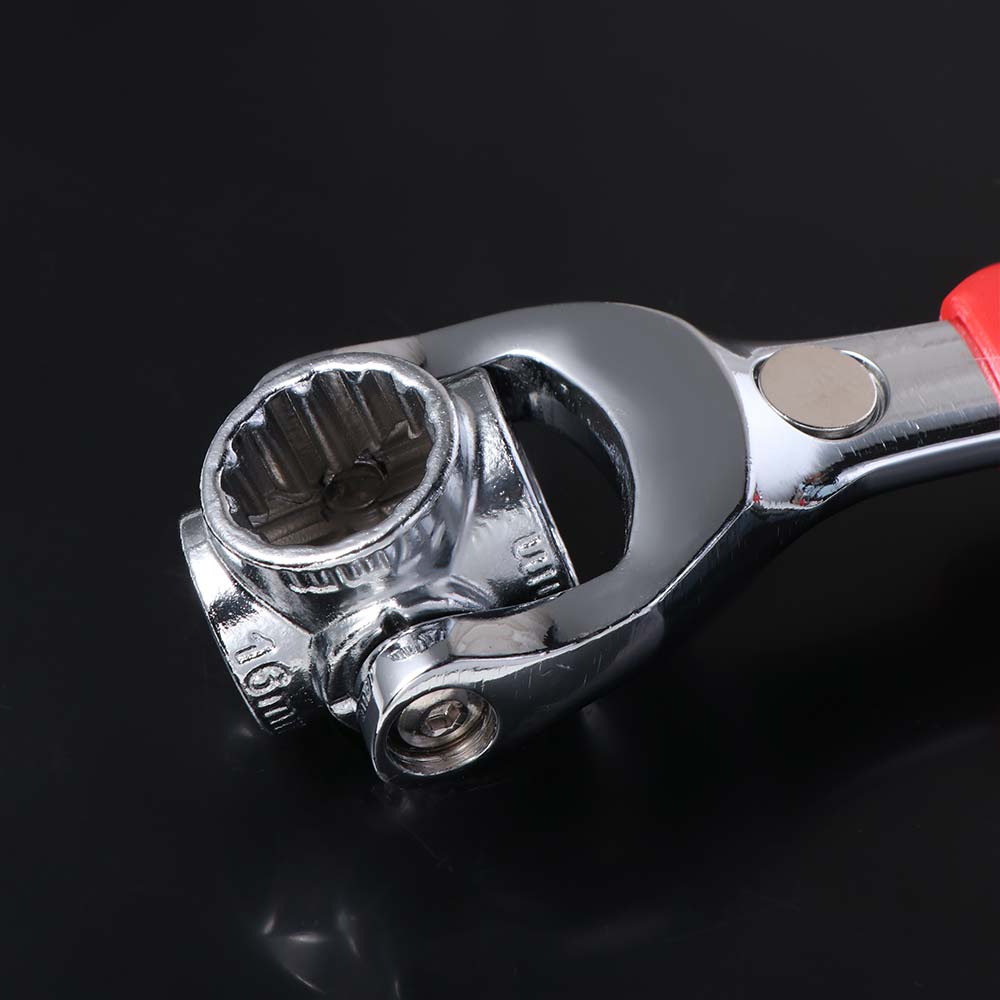 360° Rotating Universal Ratchet Hand Tools Rotation Socket Mechanical Repair