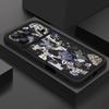 For iPhone 17 Pro Max Case Luxury Retro Dark Floral Pattern Shockproof Bumper Soft Silicone Cover For iPhone 16 15 14 13 Pro 12 11 16E Air