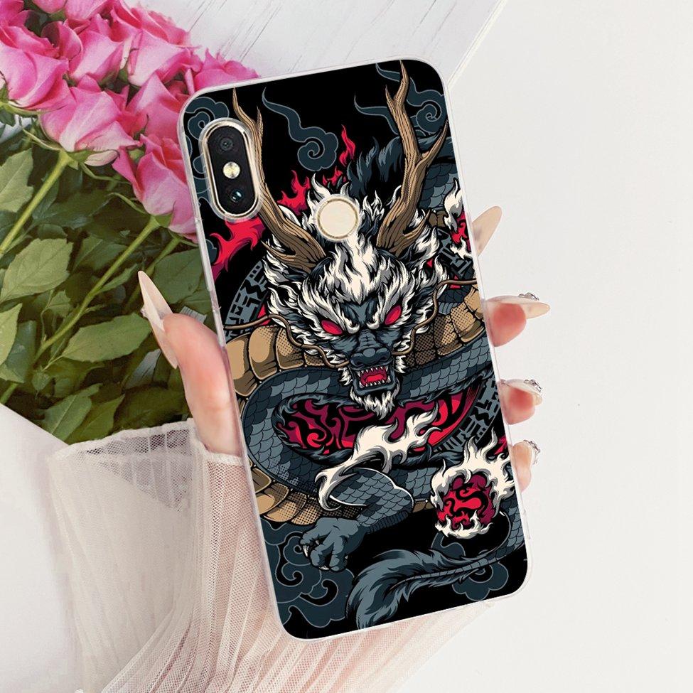 Transparent For Redmi 6 Pro Cover For Xiaomi Mi A2 Lite Case Cute Cartoon Fashion Butterfly Funny Painted Casing M1805D1SG