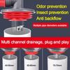 Snap Joint Washing Machine Floor Drain Cover Insect Prevention Anti-Overflow Pipe Connector Anti-odor Sealing Ring Hardware