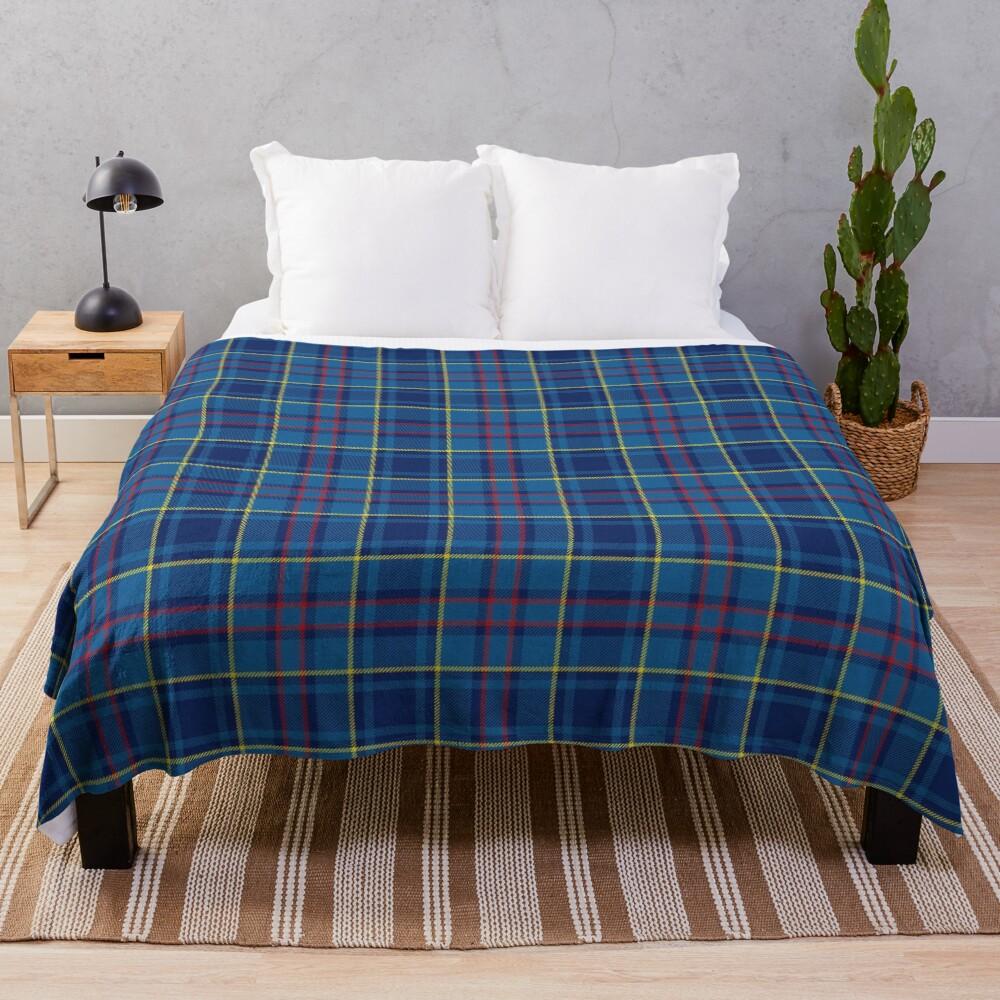 Clan Mercer tartan Scotland Scottish Throw Blanket