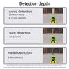 LCD Display Metal Detector 4 In 1 Multifunctional Wall Detector Wood Stud AC Wires Detection Metal Scanner Finder for Decoration