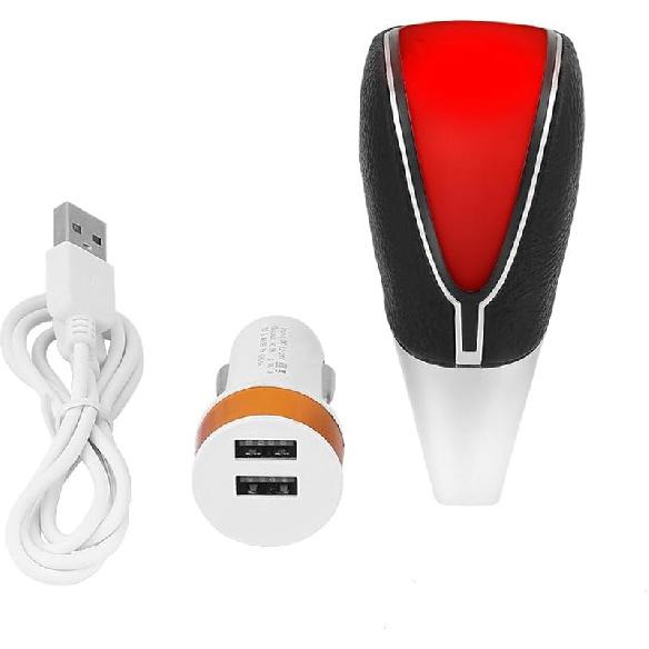 

Универсальная ручка переключения передач - Светодиодная подсветка, активируемая касанием, рычаг переключения передач для автомобилей с механической и автоматической коробкой передач (красный) красный