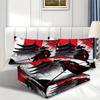 3pcs Bedding Set Featuring a Comfortable Samurai Design Duvet Cover No Filling Queen King Size Japanese And Eastern Samurai