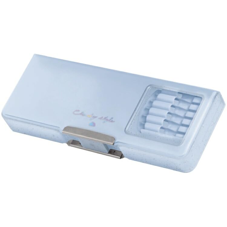 

Cracks Cloudista Carmiel Clear Pencil Perfect for New School Large Capacity Pencil Case with Pencil Sharpener and Timetable 181682 Double-Sided Case,