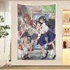 Pewien Kawaii Naukowy Railgun Anime Kreskówka Gobelin Dekoracja Ścienna Domowy Wystrój Domu