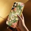 Scratch Proof Pisces High-end PhoneCase Electroplated Glass PhoneCase for Samsung Galaxy S26 S25 S24 S23 S22 S21 FE,Ultra,Plus