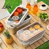 Kitchen Countertop Bread Box Stainless Steel Crisper with Sealing Lid And Handle, Large Capacity Airtight Pantry Storage Bin Box, Portable Container