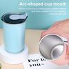 Water Cup 300ml Ergonomic Milk Cup Comfortable Grip Double-Layer Coffee Cup Tooth Brushing Cup Mouthwash Cup Multifunctional Mixing Cup