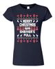 Junior Merry Christmas Sh*tter Is Full Ugly X-Mas Gift Holiday DT T-Shirt Tee Unisex T-Shirt