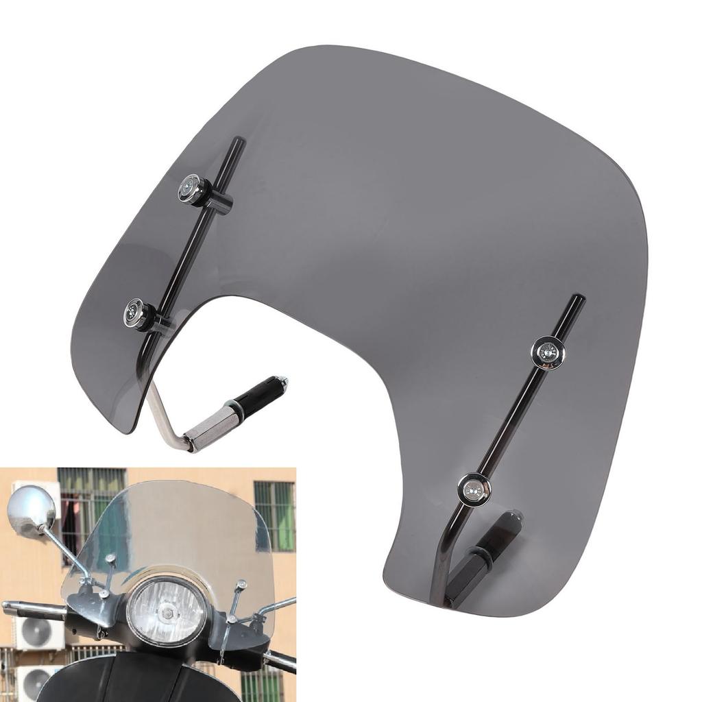 Para-brisa Acrílico Anti-vento para Motocicleta com Kit de Montagem Substituição para Sprint 125 150 2016-2022