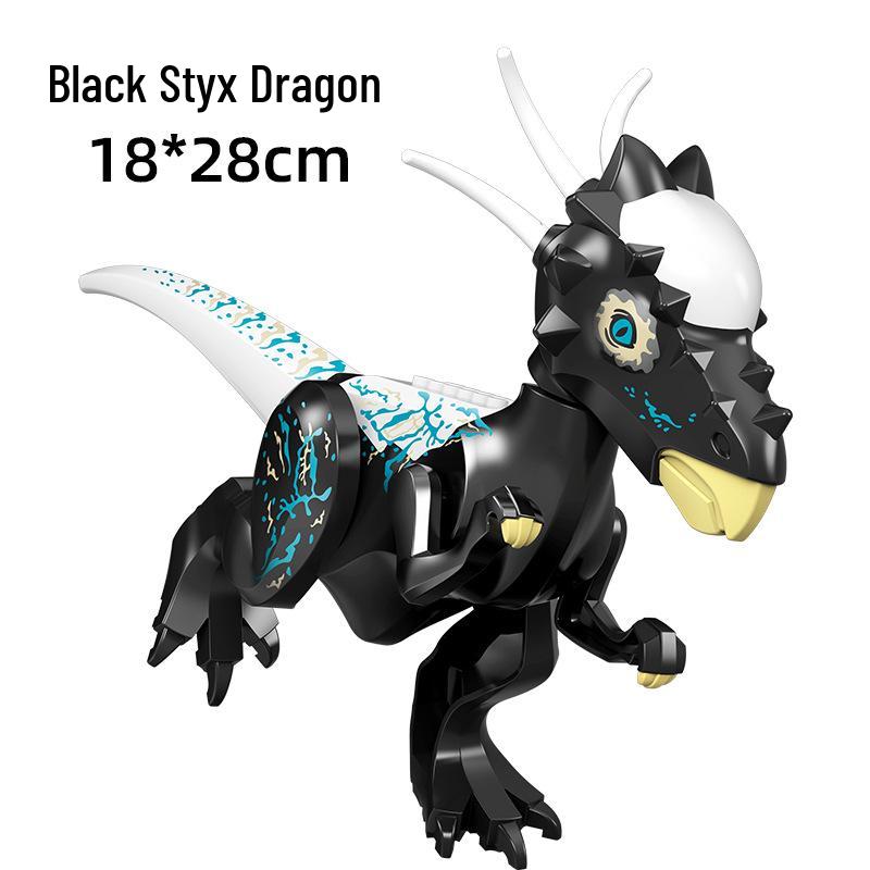 Jurassic Dinosaur Building Blocks: Educational Disassembly Toys Featuring Tyrannosaurus Rex & Carnotaurus