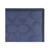 COACH Billfold Wallet 10 Signature Flip Closure Card Holder Coated Canvas Jacquard and Calf Leather Card Holder Regular Men's Dark Blue dark blue