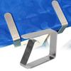 3Pcs Easy Install Stainless Steel Tablecloth Clip Adjustable Thickened Fixing Clamp Long Style Anti-slip Home Clip Home Use