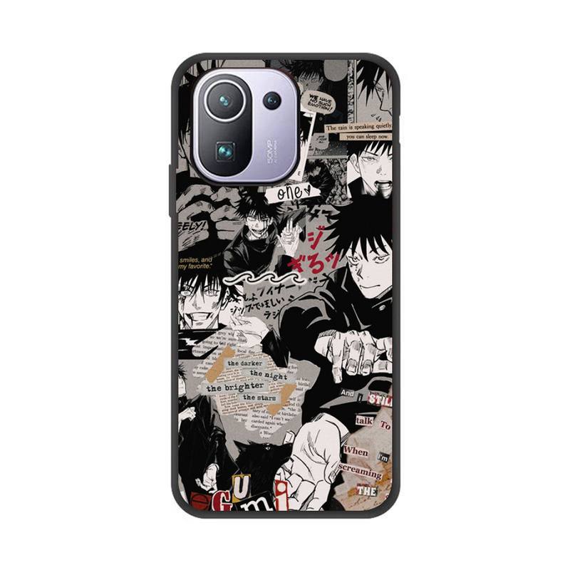Fushiguro Megumi Phone Case For Xiaomi Redmi 8A 9 K30 Pro 9A Note 8T Note 8 9 Pro TPU Soft Silicone Black Cover