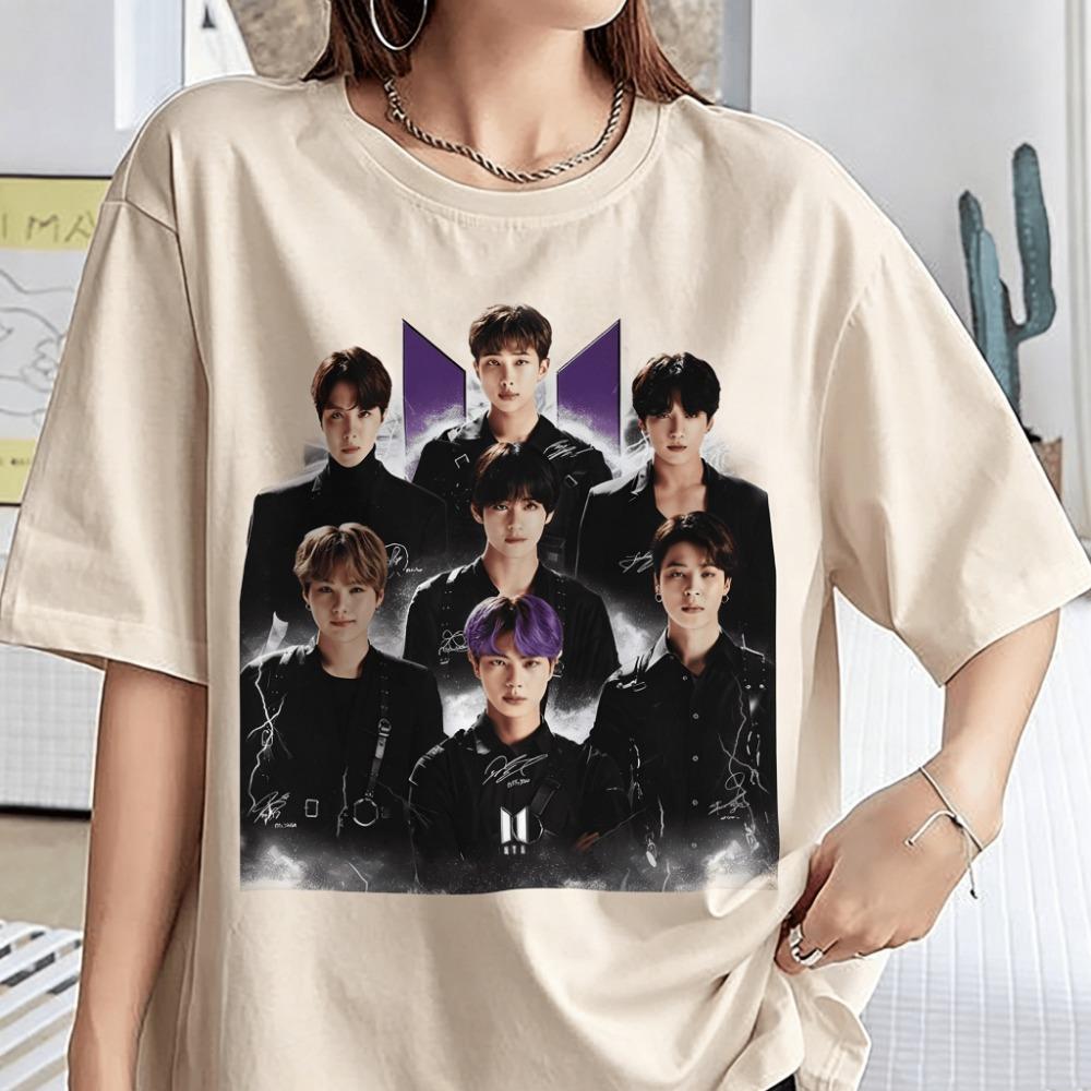 Inspiration T-shirt Idol Korean Pop Summer Fashion T-shirt