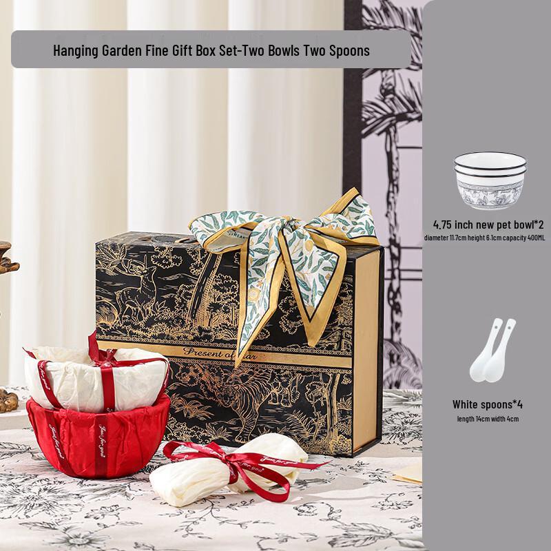 Ceramic Bowl and Spoon Gift Set