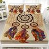 3D Fitted Sheet Imagination Painted Patterns Printed Fitted Sheet And Pillowcase Bed Sheet Set Soft Breathable Bedding Set