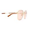 GUCCI Pink Metal Sunglasses Women's