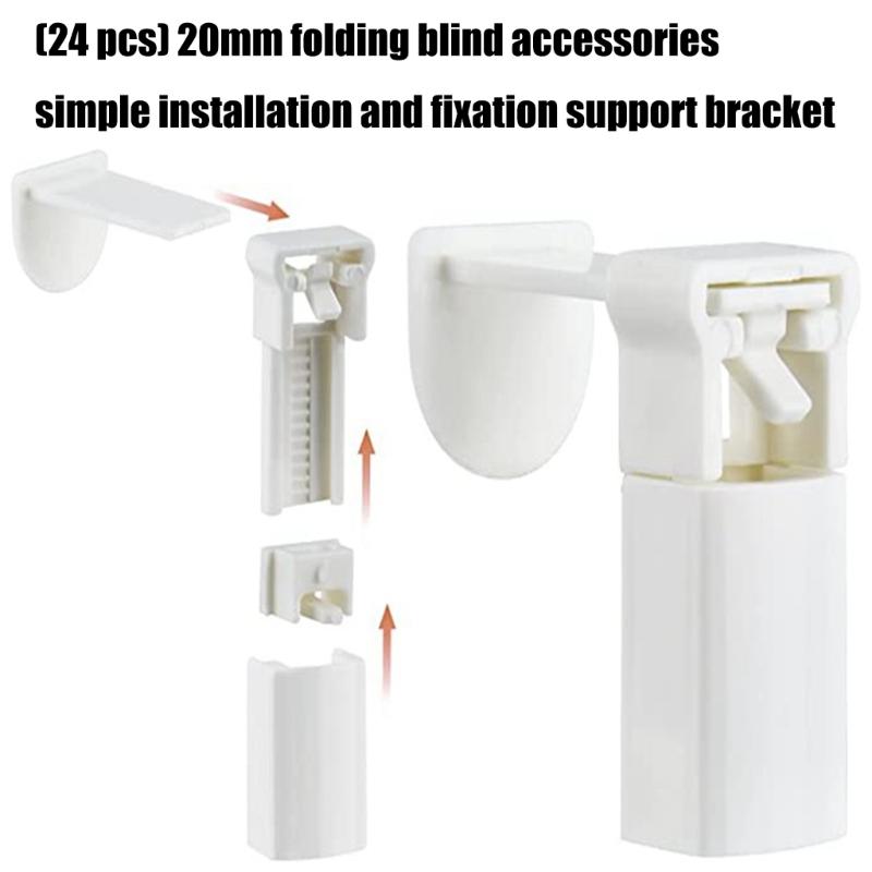 Plastic Blinds Fasteners Set Of 24 Easy Installation Tool Required Home Use