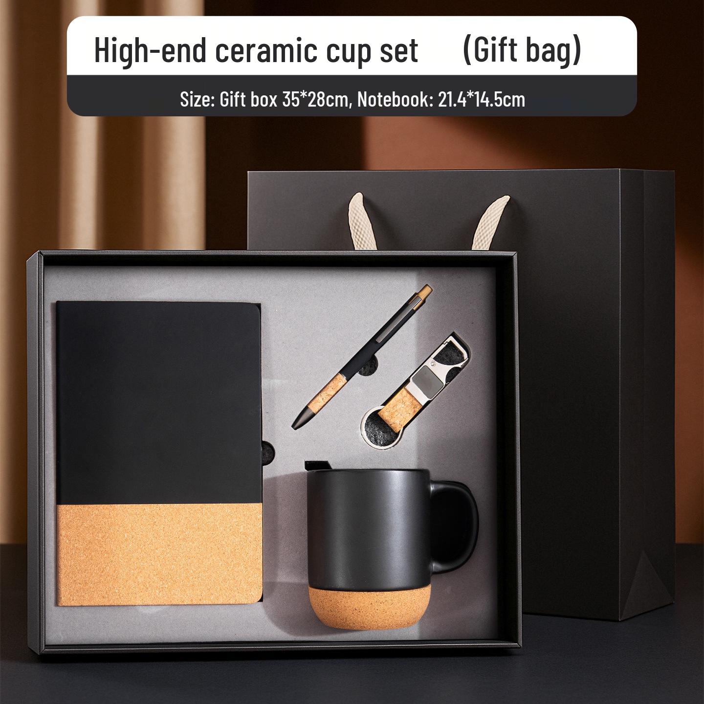 

Business Gift Set: A5 Notebook, Notepad, Pen, Keychain, Mug