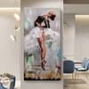 Vintage Ballerina Canvas Painting Ballet Dancer Posters and Prints Fashion Woman Wall Art Girls Room Decor Cuadros No Frame