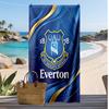 Asciugamano da Spiaggia con Stampa del Football Club Everton, Asciugamano Grande Morbido ad Asciugatura Rapida per Spiaggia Campeggio Nuoto