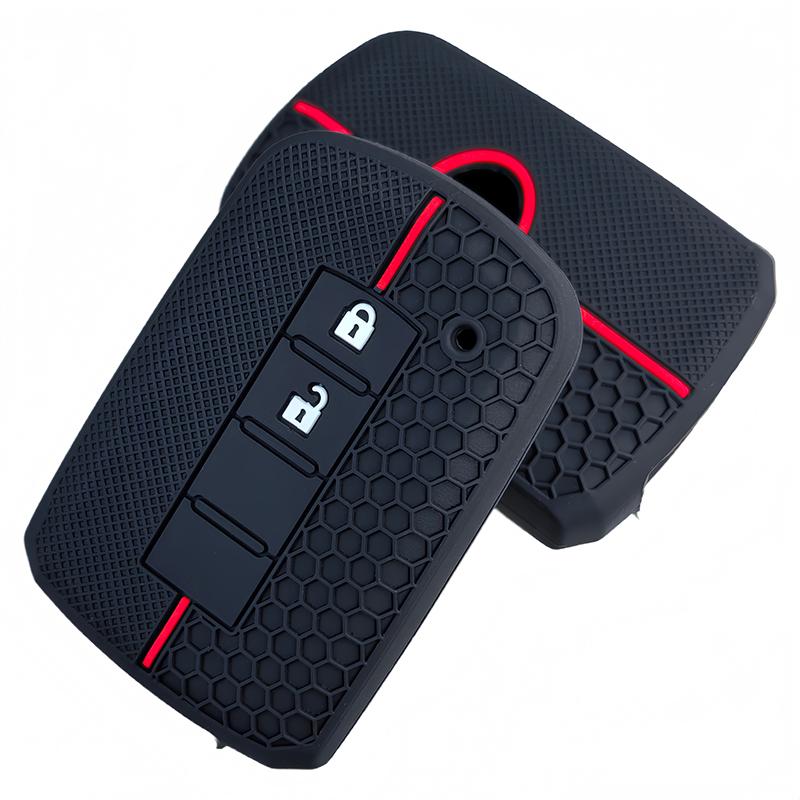 Silicone Key Case Cover For Toyota Auris Camry Rav4 Avalon Yaris Verso 2012- Keyless Fob Shell Holder Protector 2 Buttons